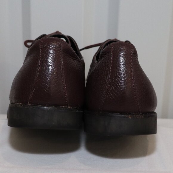 Coach Men\'s Derby Brown Pebbled Leather Shoes Size 11.5 Style FG2991 GUC Lace main image 7